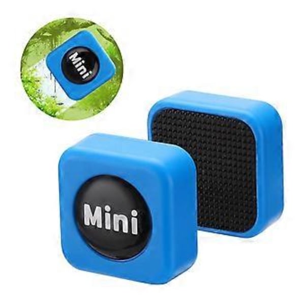 Magnetisk Algerenser Akvariefisk til Tank Glas Rengøringsbørste Flydende Skrubber Stærk Magnetisk Mini Størrelse 1.18x1.18 Sort Black