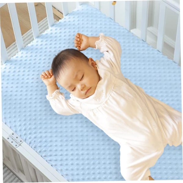 Feuille de lit bébé, berceau équipée de feuille de fiber de fiber de fiber de fiber de thermique Couvre accessoarer de literie bébé 100x56cm