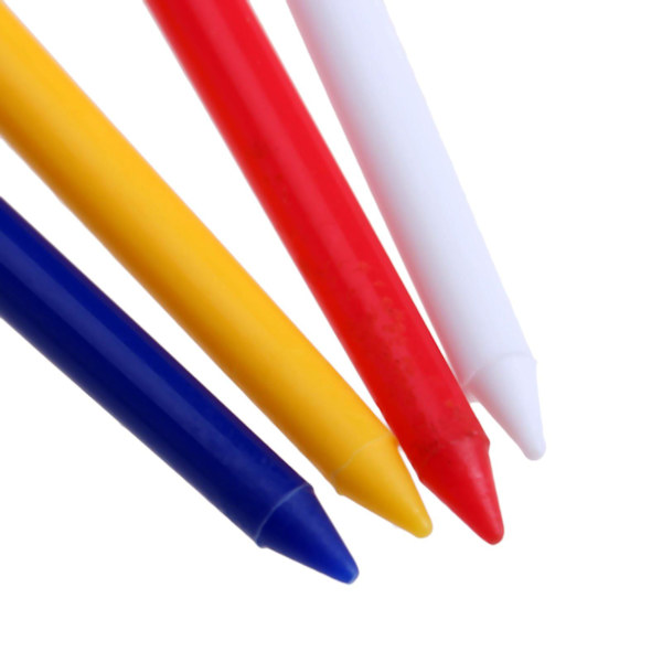 100 st golfbolltees mixfärg plastkoppformade golftees 83 mm för golf utomhusträning