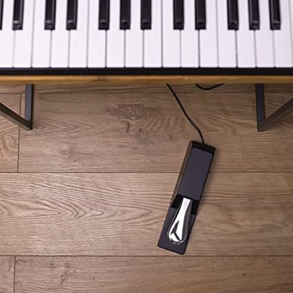 SP-2 - Universell sustainpedal med pianolikt anslag - det perfekta tillbehöret för MIDI-keyboard, digitalpiano, elektroniska keyboard och mer