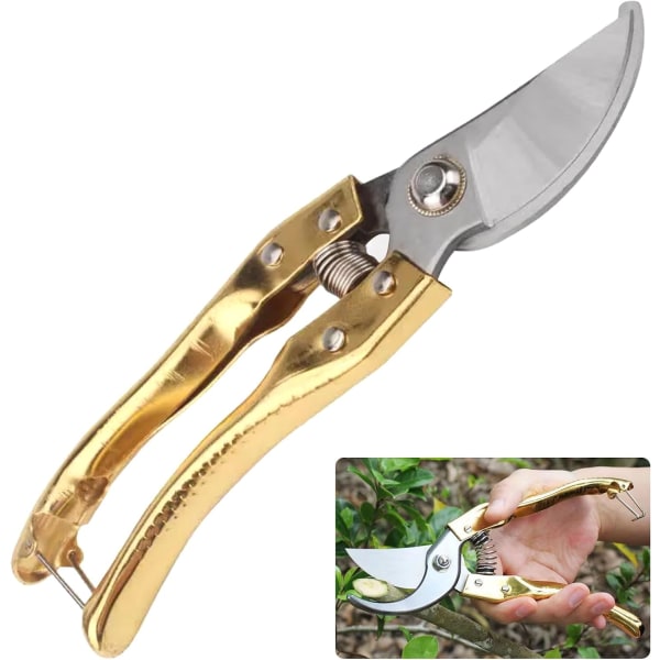1 st ergonomiska handtag, professionella beskärningssaxar i kolstål