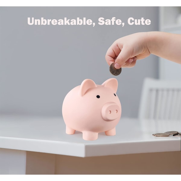 Piggy Bank, Unbreakable Plastic Piggy Bank, Piggy Bank for Girls