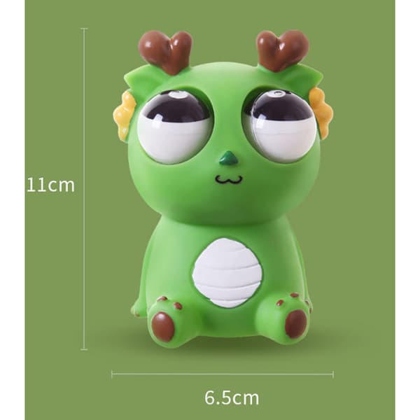 Eksplosive øjne klemme legetøj 1PC dekompression legetøj, 11CM, grøn