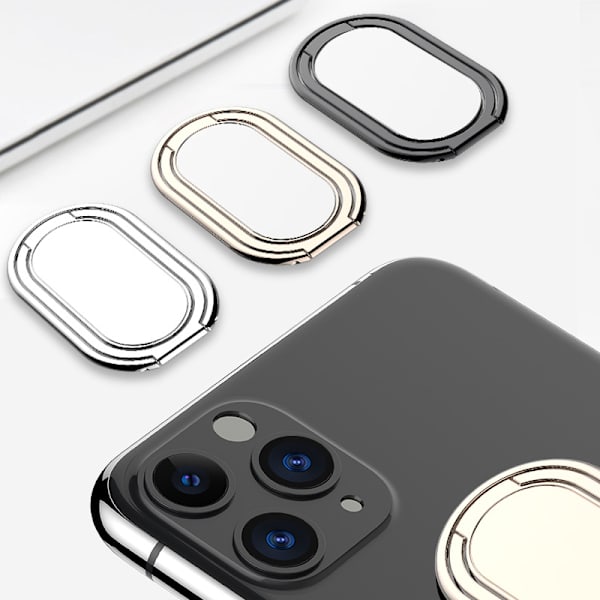 Puhelinrenkaan pidike Sormen jalusta Retractable 360° Kierto Ultra