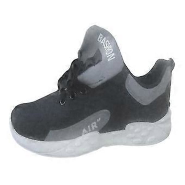 Trendy Herre Løbesko, Åndbare Skridsikre Alsidige Komfortable Casual Sport Sneakers til Fitness Klatring Street Trainers (Sort 42) Black 42