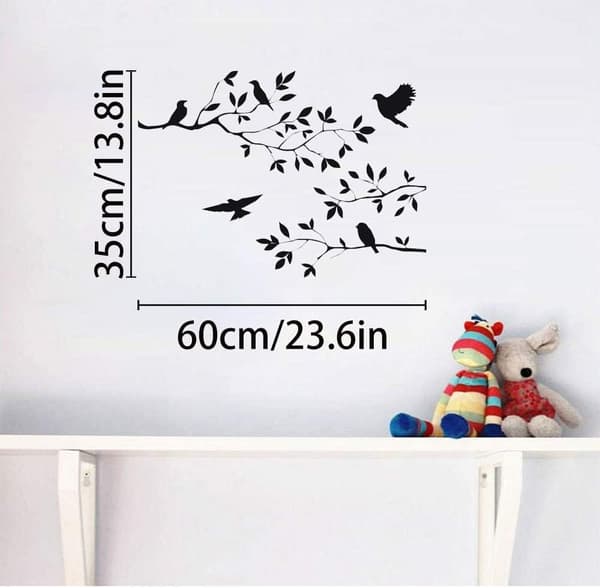 Fjernelse Vinyl Wall Decals til Børneværelse Dekor, Træ Grene De