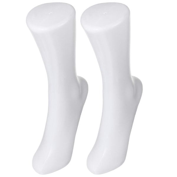2 stk. Plastik Mannequin Sko Fod Model Kvinders Sko Holder Korte Sko Display Model