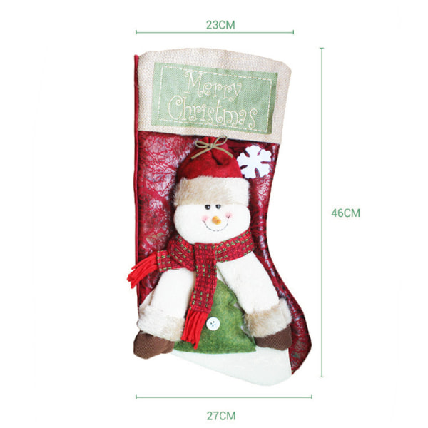 Julstrumpor, 3-pack 19\" Personliga Julstrumpor med