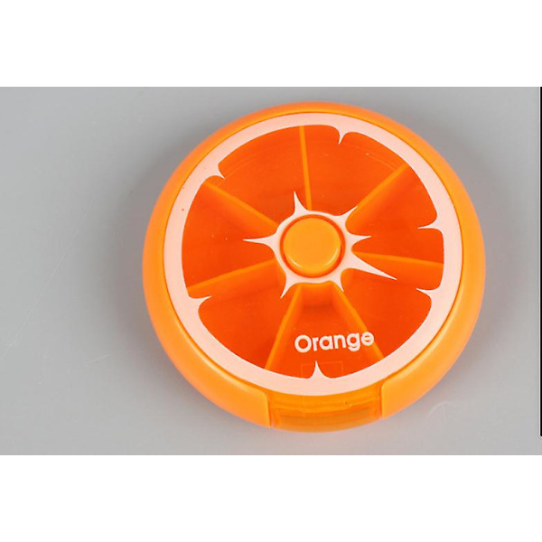 Bärbar medicinlåda orange