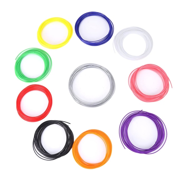 3D-printerfilament, 1,75 mm Pcl-filament 3D-pennrefill for lavtemperatur 3D-printerpenn, 5 m