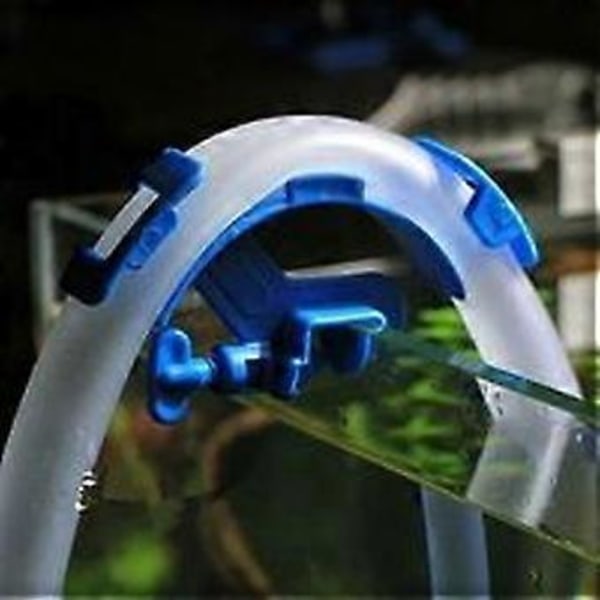 Akvarieslangklämma, Justerbar akvarieslang, Högkvalitativt plastmaterial för rengöring och vattenbyte i akvarier och hushållsvattentankar (B