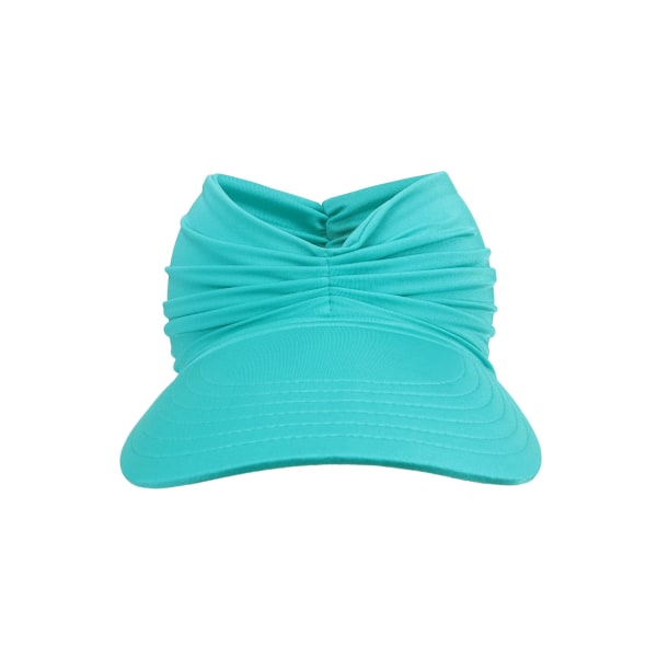 Tiffany Visor Cap Damhatt - Bred Brätte - UV-skydd UPF 50+ Fällbar Strandhatt - Snabbtorkande - Solskydd - Strand Sportkeps