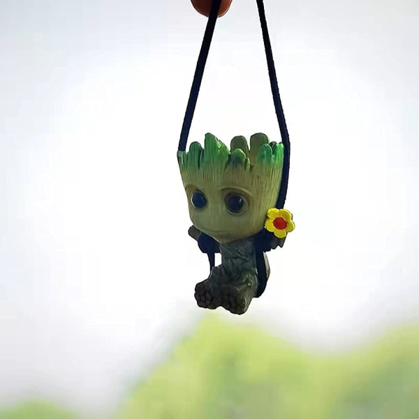 Groot Harpiks Bilhengende Ornament Søt Anime Tilbehør Hengende f