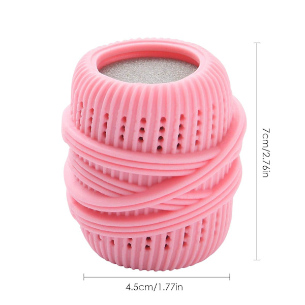 Tvättboll Premium Tvättbollar Set, Miljövänlig Tvättboll, Stora Magiska Tvättbollar, Tvättboll Helt Naturlig（Rosa）