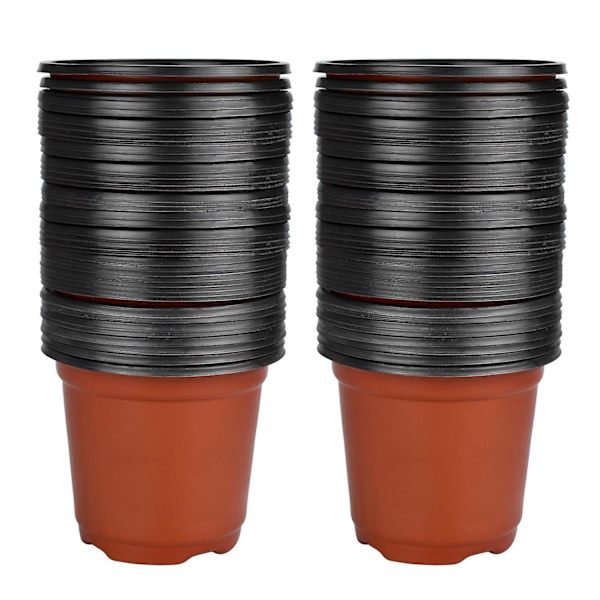 10 stk. Plastik Planteskole Potter Blomsterfrøplante Starter Potter Til Have Til Ompotning Sukkulenter Små Planter 14cm