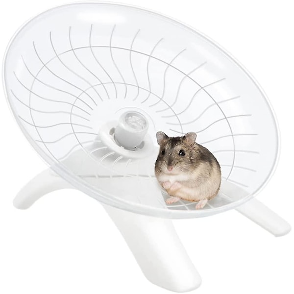 Hamster flygande tefat Tyst löpande träningshjul Hamster träningshjul för gerbil råtta mus igelkott
