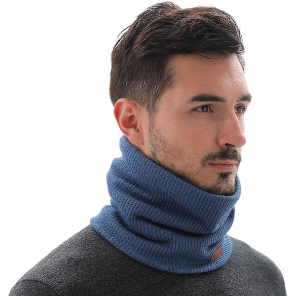 Halsrør Maske Balaclava Halsvarmer Vintertørklæde Vindtæt Ski Elastisk Tyk Blød Mesh Fleece For Halsvarmer