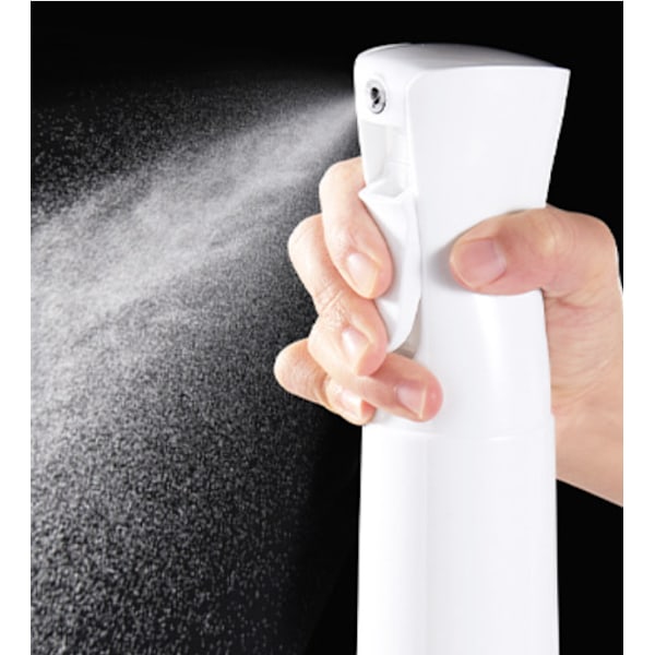 3-pack vita tomma sprayflaskor, plast, högtrycks konstant spray