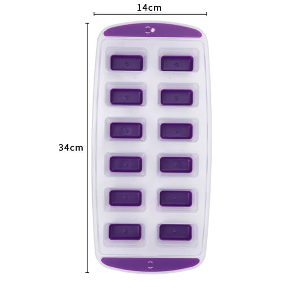 4-pack med små isbitar för kylskåp och mjukglass