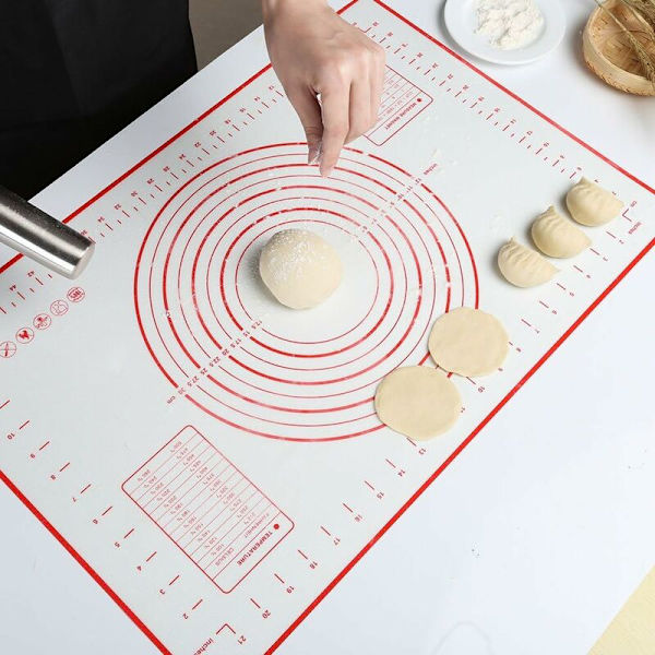 Silikone bagemåtte Non-Stick dejmåtte (60 x 40 cm rød)