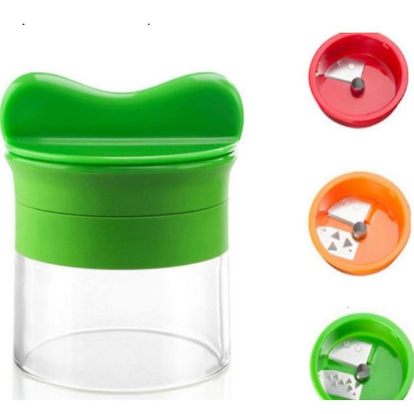 2pcs Handheld Rotary Vegetable Cutter 3 In 1 Multifunctional Rotary Shredder Manual Rotary Household Vegetable Shredder