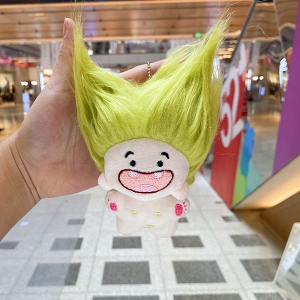 Ny populär modell med saknade tänder, bomullsdocka 10cm plysch