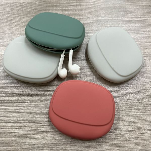 3PCS Earphone Case Tangle Free Headphone Case Portable Multicolor