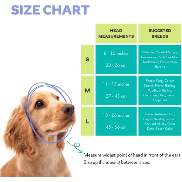（Medium）Zoo Snoods Blød Garn Ørevarmere Hund Dinosaur Kostume- Lar