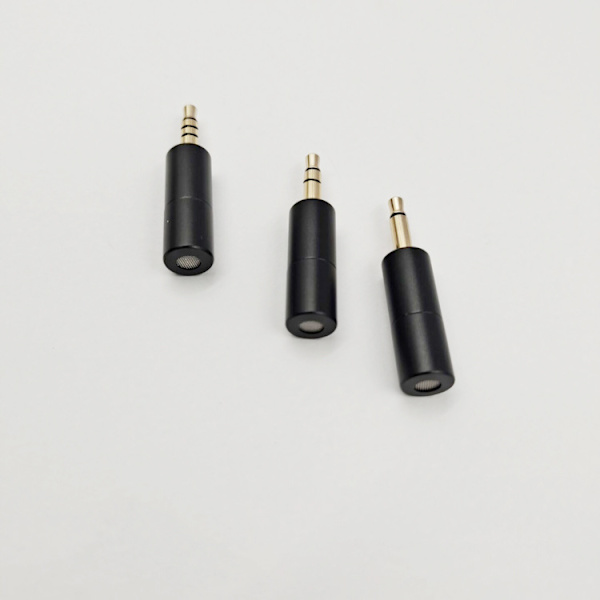 Mini bærbar kondensatormikrofon med høj følsomhed og 3,5 mm stik til smartphone (3,5-4 polet)