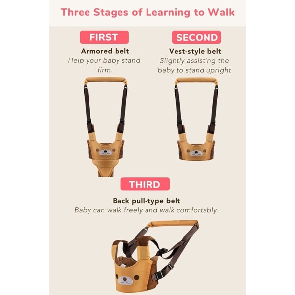 Breathable Animal Shape Walker Standing Aid Walking Harness (Brow