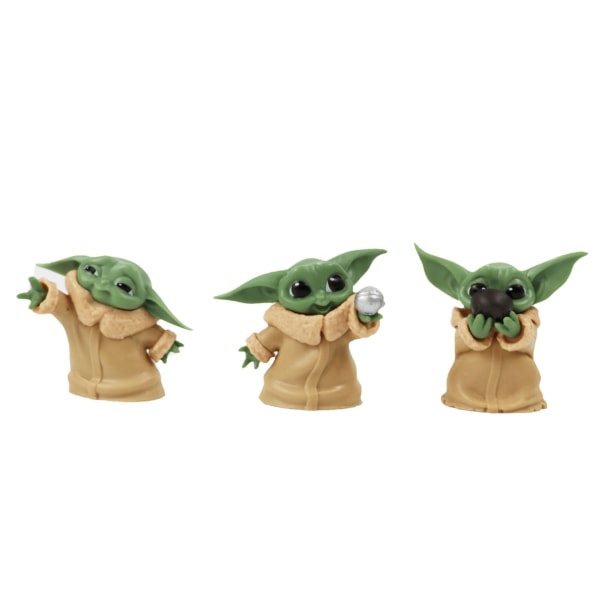 5 kpl Baby Yoda -lahjoja, 2,2 tuuman Baby Yoda -nukke, Baby Yoda -lelut f