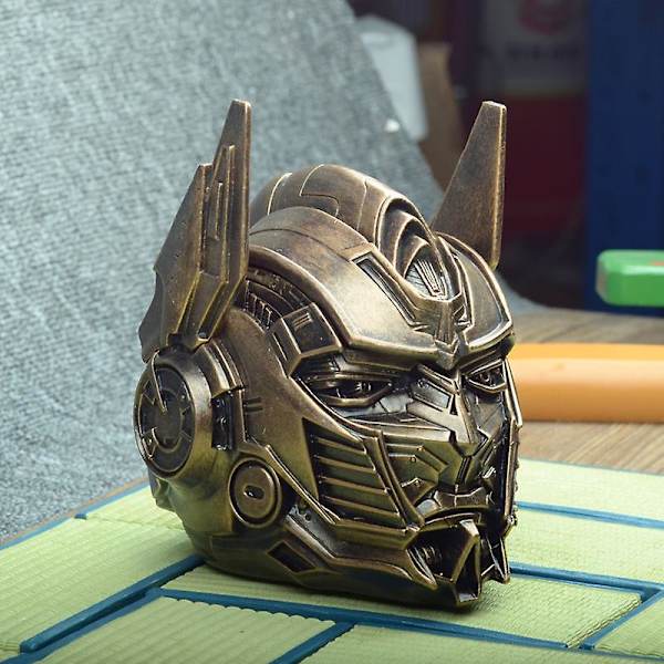 Resin Håndværk Transformers 5 Optimus Prime Askebæger Med Låg Kreativ Gave