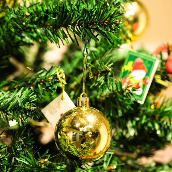 Juletræskrog, grøn julekrog, mini-ophæng til Christ