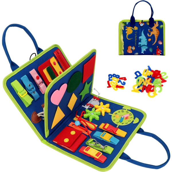 Busy Board Montessori Toy Educational Game för att lära sig Fine Moto
