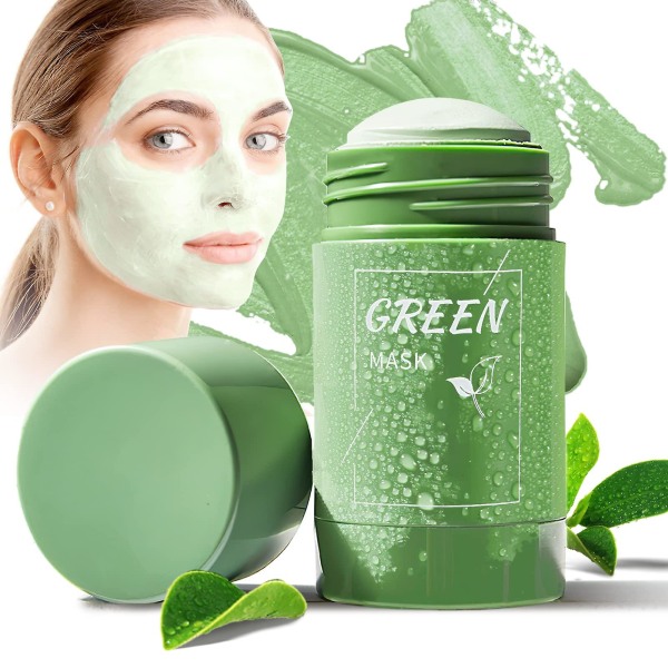 2st Grönt te Mask Stick Fast Rengörande Oljekontroll Ren Mask Fuktgivande Acne Porrengöring Av Män Och Kvinnor