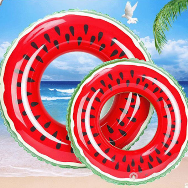 1 st Donut uppblåsbar gummiring pool flytleksak för vuxna och barn