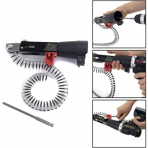 Automatisk skruvspikkedjekedjepistol Adapter Automatisk matningsskruvpistol