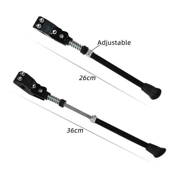 Sykkelstativ sykkelstativ sidestativ for 16\"-28\" sykler, stativ, justerbart, universelt