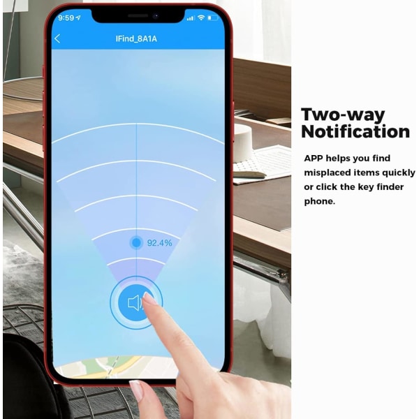 4 kappaleen älykäs Bluetooth-paikannin ja Bluetooth-avainten etsin – Avaimen paikannin