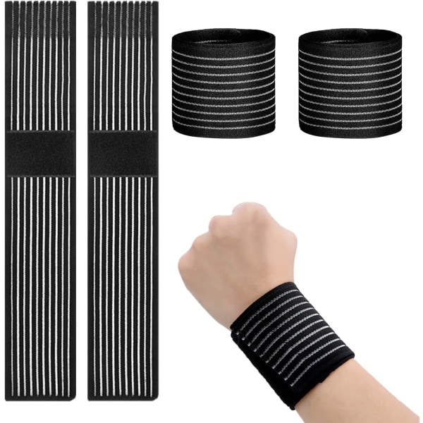4 st handledsskydd elastiskt handledsskydd andningsbart handledsband justerbart