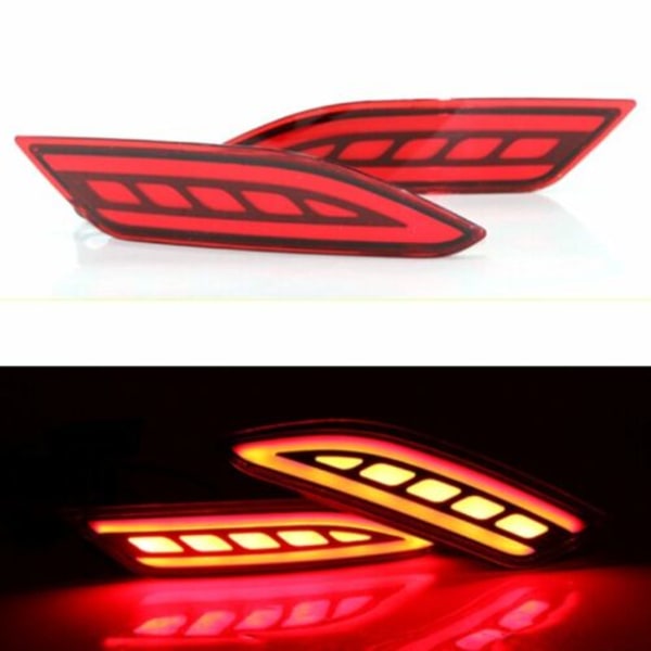 LED-bakre stötfångarreflektor bakre signalljus för Honda HR-V HRV Ve