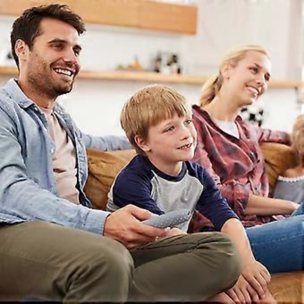 Tåligt silikonskydd för fjärrkontroll till TV Streamer 4K TV2024 Greppkontroller Ärm för förbättrat skydd Fodral Svart Black