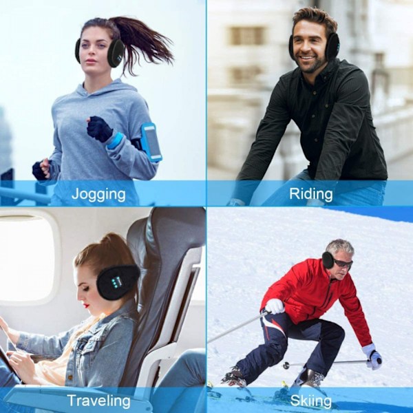 Bluetooth-hörselkåpor i bomull