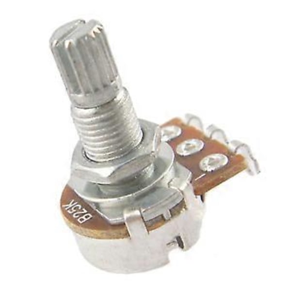 10 st B25K Audio Taper Push/Pull Pot Potentiometer för Gitarr/Bas Tillbehör()