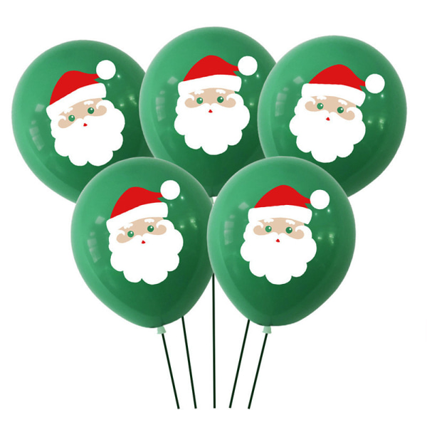 Juleballonger 100 stk. God Jul Festballonger Dekorasjoner Latex