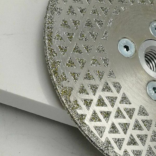 1 stk. diamantskive 125 mm dobbeltsidet galvaniseret savklinge til C