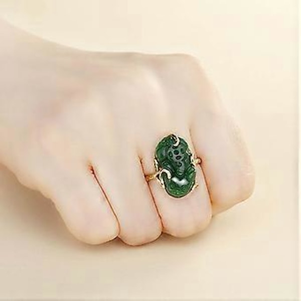 Kloringer Blank Justerbare Messingringer Baser Fingerringer Base for DIY Smykkelaging Innlagt Krystall Turkis Edelsten Gull Gold A