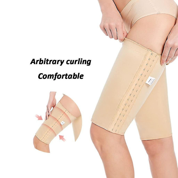 Kvinners Lår Slankere Ben Kompresjonshylser Slankende Lår Wraps Body Shaper S Hudfarge
