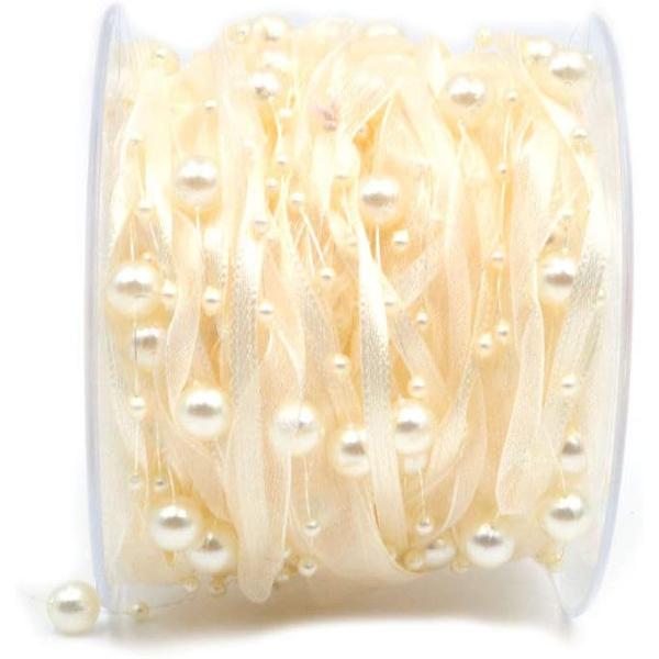 10M Tekohelmi Nauha Chiffon Nauha ja Organza Pitsi Nauha