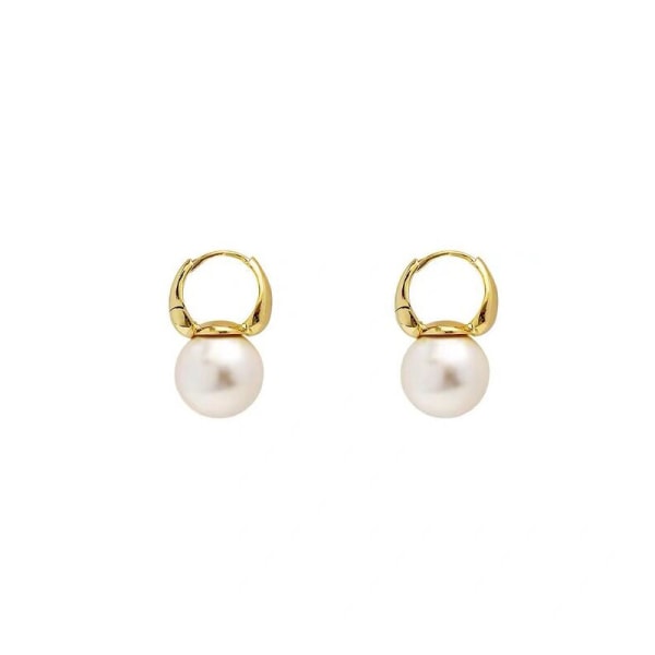 Design léger luxe une perle boucles d’oreilles femmes élégance temperament haut de gamme sens oreille oreille boucles d’oreilles delicates mode